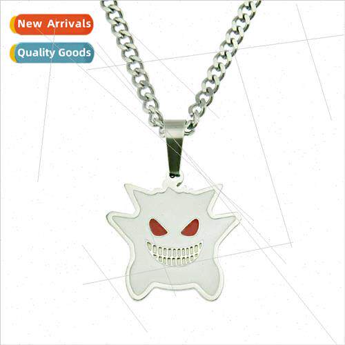 Student Europe Hip Hop Quirky Pixie Stainless Steel Pendant