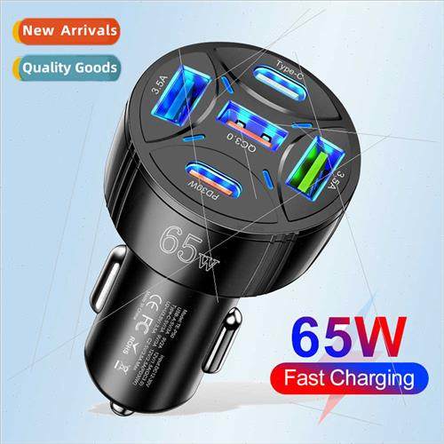 5-in-1 PD 30W+QC3.0 Fast Car Charger Super Fast Car Charger
