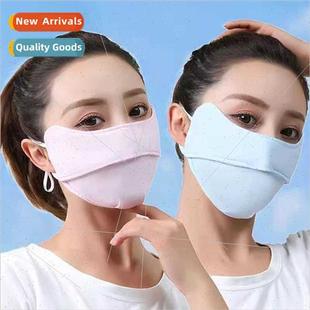 sunscreen breathable eye protection female Ice mouthPCS silk