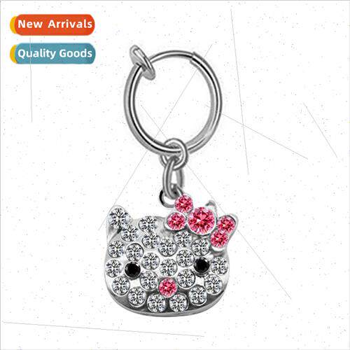 Europe elastic ring belly button ring ear clips dual-use no