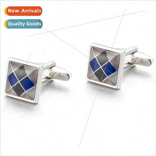 Colorblocked Cufflinks French Shirt Cufflinks Wedding Cuffli