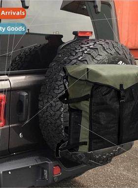 Outdoor SUV Trunk Spare Tire Hanging Bag Milary Green Hangin