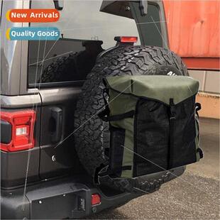 Outdoor SUV Trunk Spare Tire Hanging Bag Milary Green Hangin