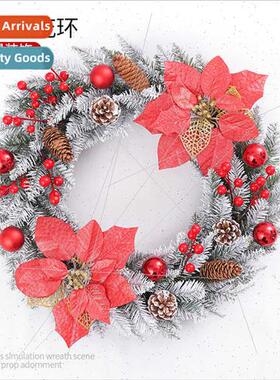 New Christmas wreath 40/50/60cm wreath venue decoration prop