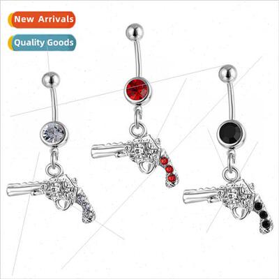 Europe body piercing jewelry gunmetal geometric small pendan