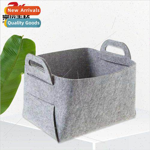 Clothes Toys Cartoon Square Felt Storage Bucket Nonwoven Fel