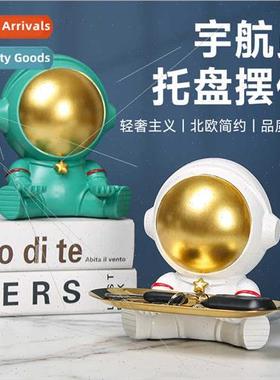 Astronaut entryway key storage ornament entryway put key sto