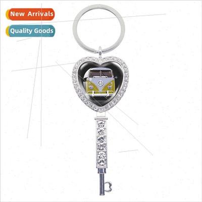 New Exquise car creative pattern peace symbols diamond-set s