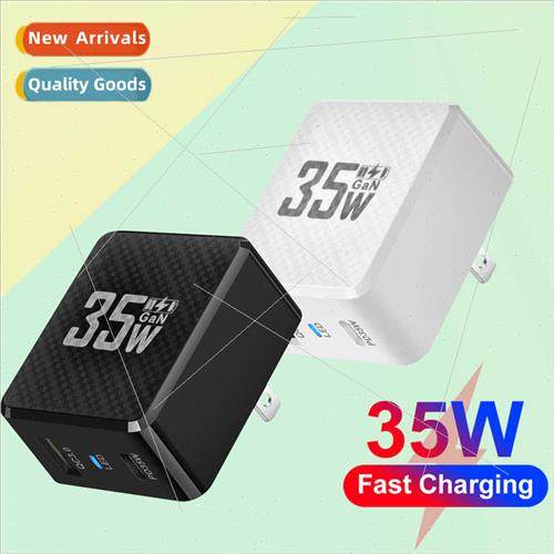 Gallium tride GaN 35W Fast Charger QC3.0 Charger US/EU/UK St