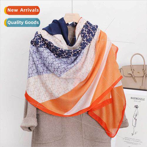 new fashion color collision classic pattern 180*90 silk scar