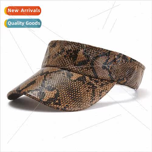 Hundreds of leather PU sun hat hollow top hat women summer s