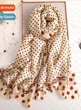 Spring Autumn new elegant atmosphere scarf female long decor