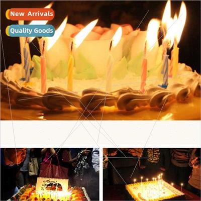 Novelty Unbreakable birthday candles colorful threaded magic