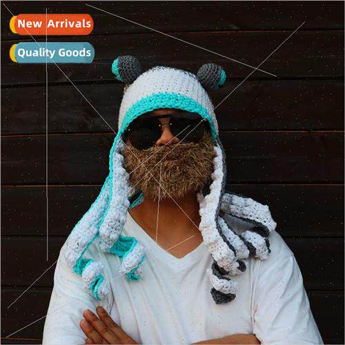 Men women octopus hat Halloween party trick or at octopus he