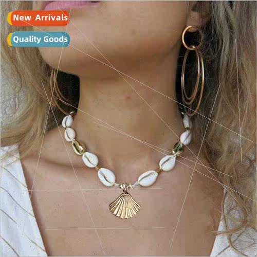 Europe hundred new alloy necklace female simple handmade she
