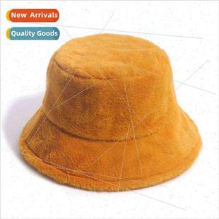 dome fisherman colour small solid brim female Korean hat