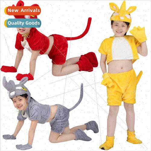 Cunning Fox Cartoon Permance Costume Red Fox Dance Clothes K