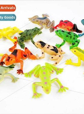 12 PVC Frogs Set Frogs Tree Frogs Sword Frogs Animal Model S