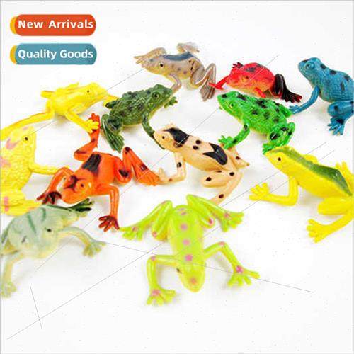 12 PVC Frogs Set Frogs Tree Frogs Sword Frogs Animal Model S