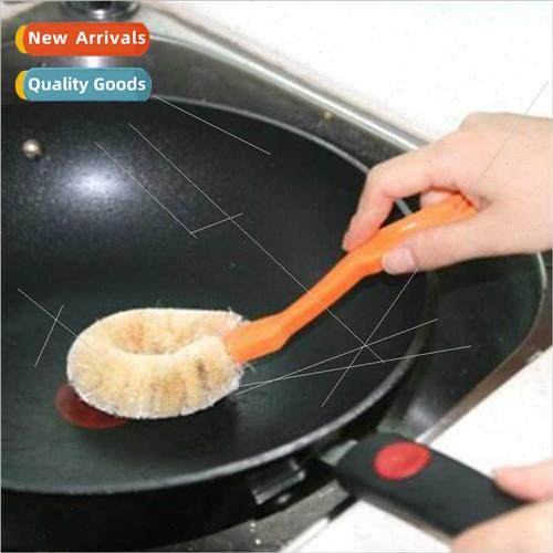 Kchen daily commodies plus hemp fiber pot brush coconut palm