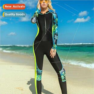 Sunsu womens quick-drying one-piece diving su long-sleeved s