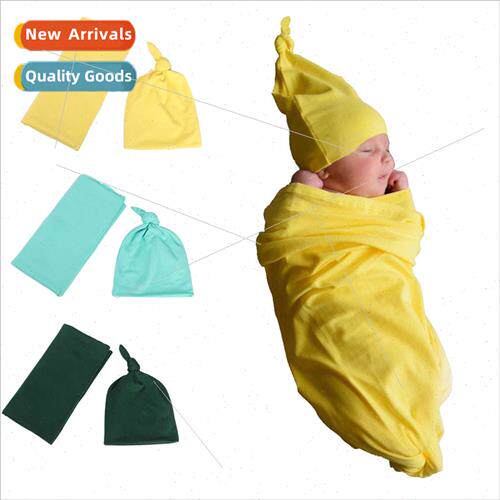 Handling Hundred days baby hat parcel towel set baby cotton