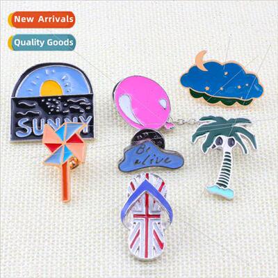 Hot confession balloon corsage pinwheel slippers alloy drip