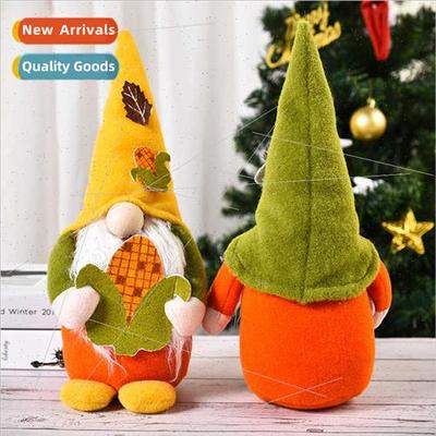 New Arrangement Autumn Colors Christmas Faceless Dolls Windo