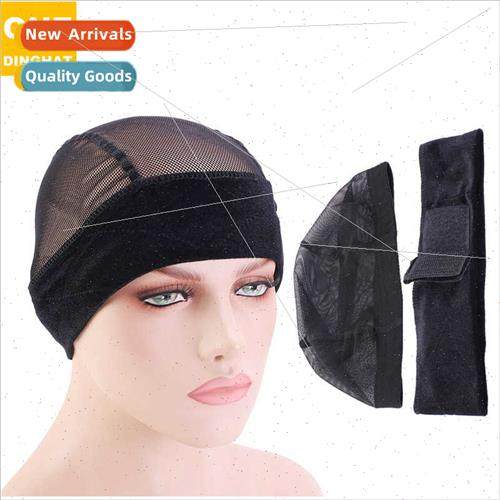 Velvet updo wig headbwh wig net cap