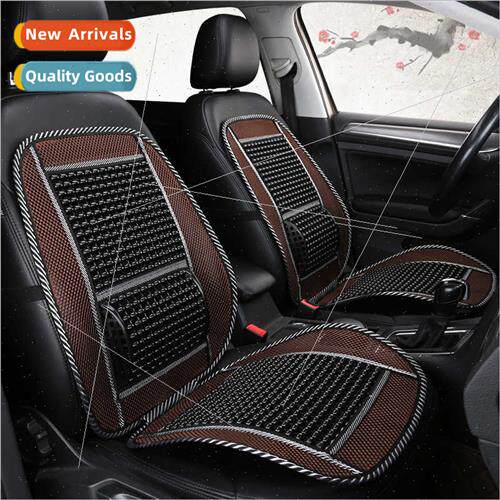 Summer wood bead car seat cushion singlepcs ventilated cool