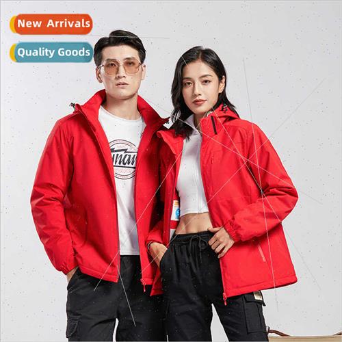 Autumn winter couples rushing jacket all-in-one padded jacke