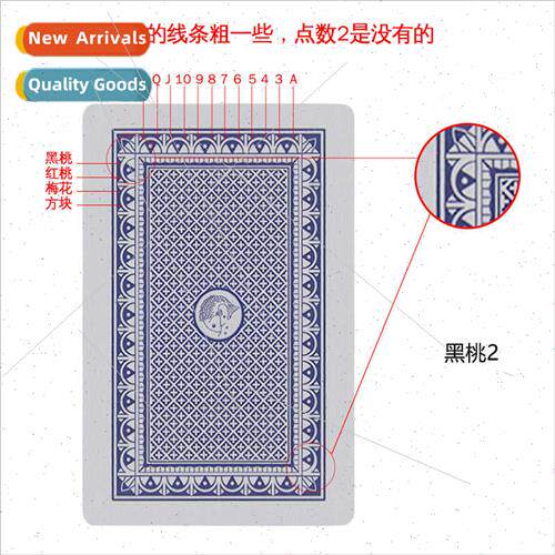 New Fishing II Magic Poker Seeing ne Card Magic Props