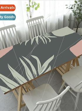 Leather tablecloth household odorless simple waterproof oilp