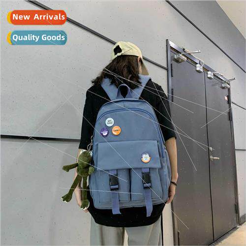 Schoolbag female new ins Japan campus couple shoulder bag si