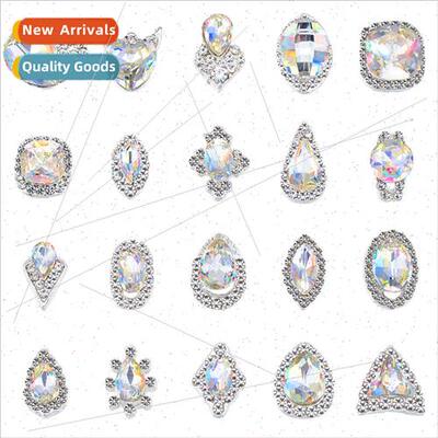 Alloy nail jewelry drill super flash K9 illusion AB color cr