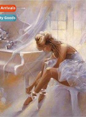 Cross Stch New DIY Ballet Girl Full Stch mple Handmade Threa