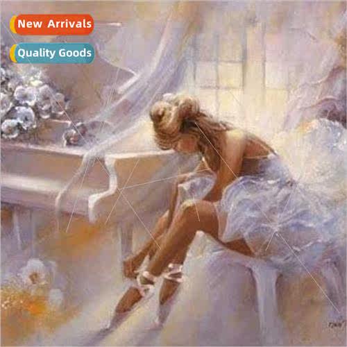 Cross Stch New DIY Ballet Girl Full Stch mple Handmade Threa