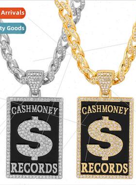 Europe America Hip Hop Set American Gold Necklace Rap Cuban