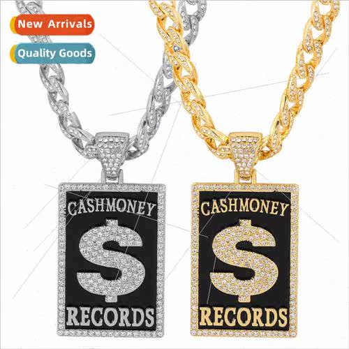 Europe America Hip Hop Set American Gold Necklace Rap Cuban