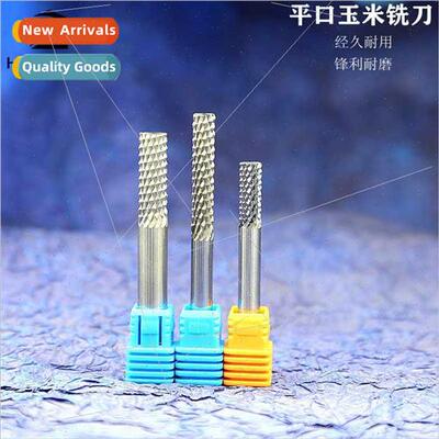 Integral tungsten steel alloy diamond corn type fixed shank