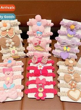 Children cute cartoon hair bgirls tie pill hair rope ltle gi