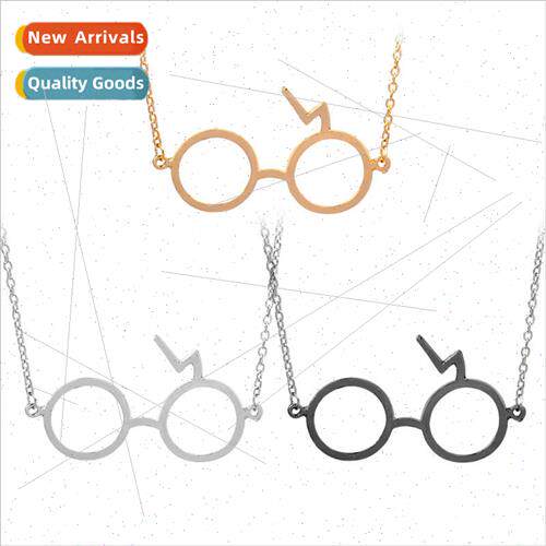 Europe Film TV Accessories Harry Potter Glasses Necklace Gee