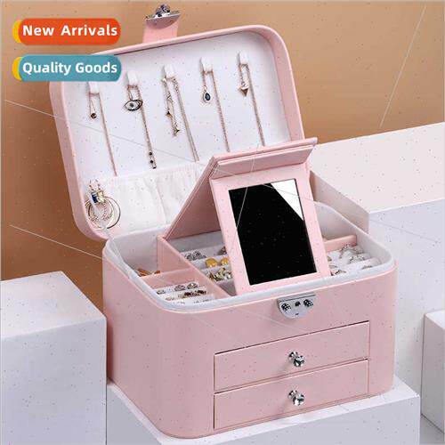Cassegrain Round Corner Double Drawer Jewelry Organizer Neck
