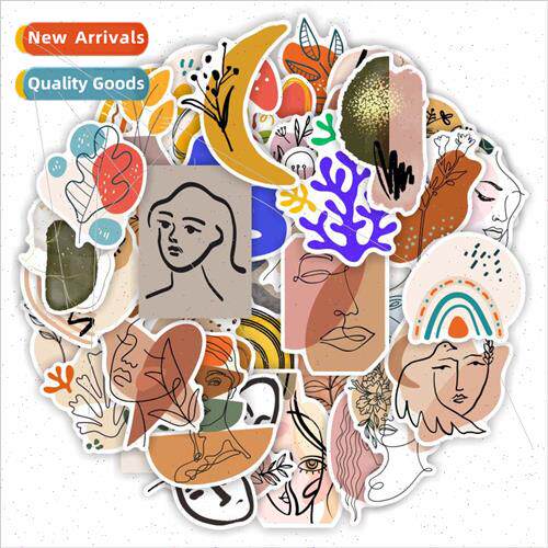 Personalized ins  cell phone wallpaper stickers abstract lin