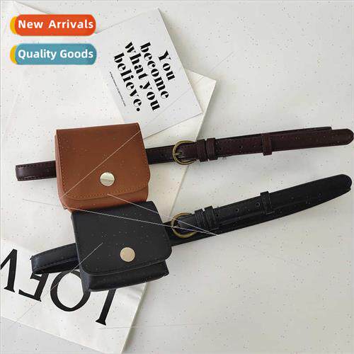 Student belt female cowboy decorative belt bag lerary simple