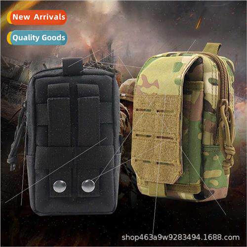new outdoor tactical waist pack men double cell phone waist
