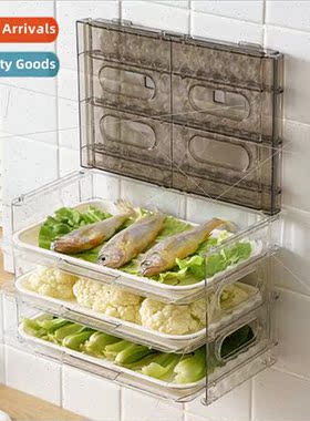 Kchen multi-layer side dish household draining vegetable tra