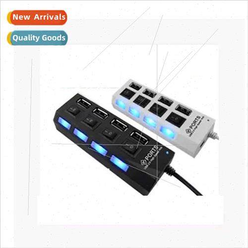 USB HUB wh Swch USB 1 in 4 Splter 1 Tow 4 Port Branch Expand