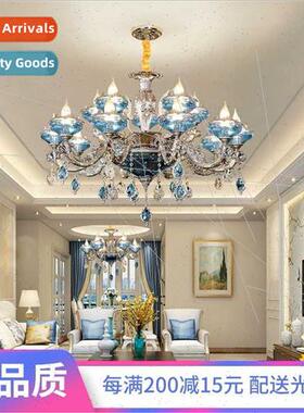 chandelier living room lamp luxury atmosphere modern simple
