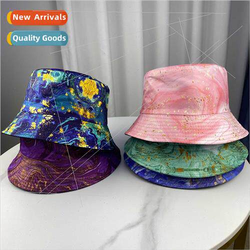 Stamping fisherman cap Hundreds pot hat tie-dye printing bar